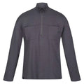 Dark Grey - Front - Regatta Mens Ferdo Fleece Top