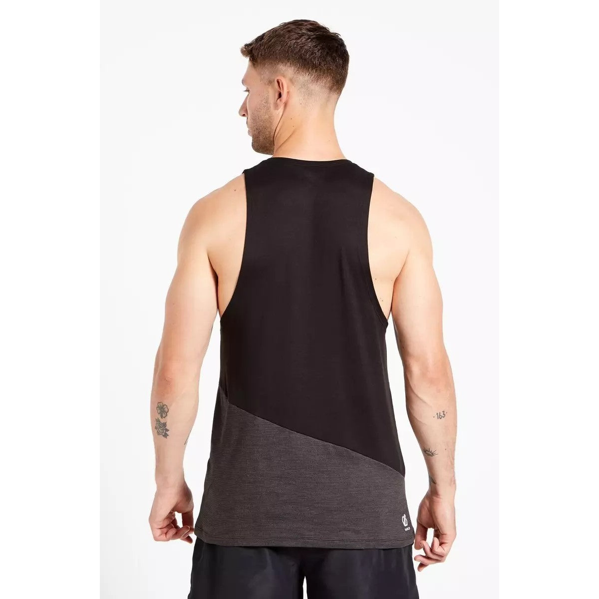 Black - Back - Dare 2B Mens Henry Holland No Sweat Vest Top