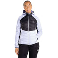 Cosmic Sky-Black - Close up - Dare 2B Womens-Ladies Surmount II Wool Padded Jacket