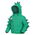 Jellybean Green - Side - Regatta Childrens-Kids Wild & Free Peppa Pig Padded Jacket