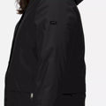 Black - Pack Shot - Regatta Womens-Ladies Myla II Parka