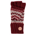 Dark Pimento - Back - Regatta Childrens-Kids Baneberry Knitted Fingerless Gloves