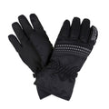 Black - Front - Regatta Childrens-Kids Arlie III Waterproof Gloves