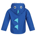 Nautical Blue - Back - Regatta Childrens-Kids Shark Waterproof Jacket