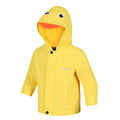 Bright Yellow - Side - Regatta Childrens-Kids Duck Waterproof Jacket