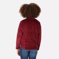 Dark Pimento - Close up - Regatta Childrens-Kids Kallye Ripple Fleece Jacket