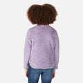 Heirloom Lilac - Close up - Regatta Childrens-Kids Kallye Ripple Fleece Jacket