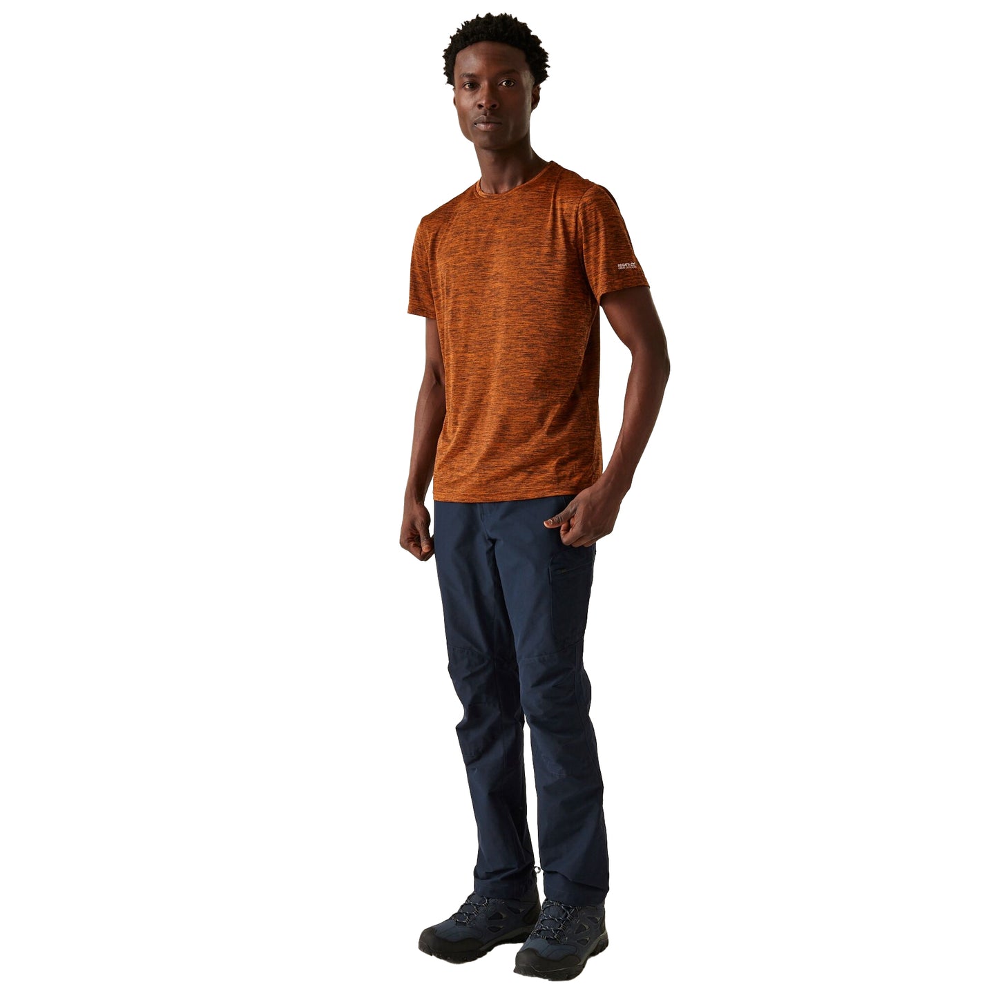Navy - Lifestyle - Regatta Mens Highton Lined Walking Trousers