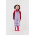 Pastel Lilac - Pack Shot - Regatta Childrens-Kids Splish Splash Splosh Peppa Pig Waterproof Lined Dungarees