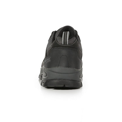 Black-Granite - Back - Regatta Professional Mens Nubuck Safety Trainers