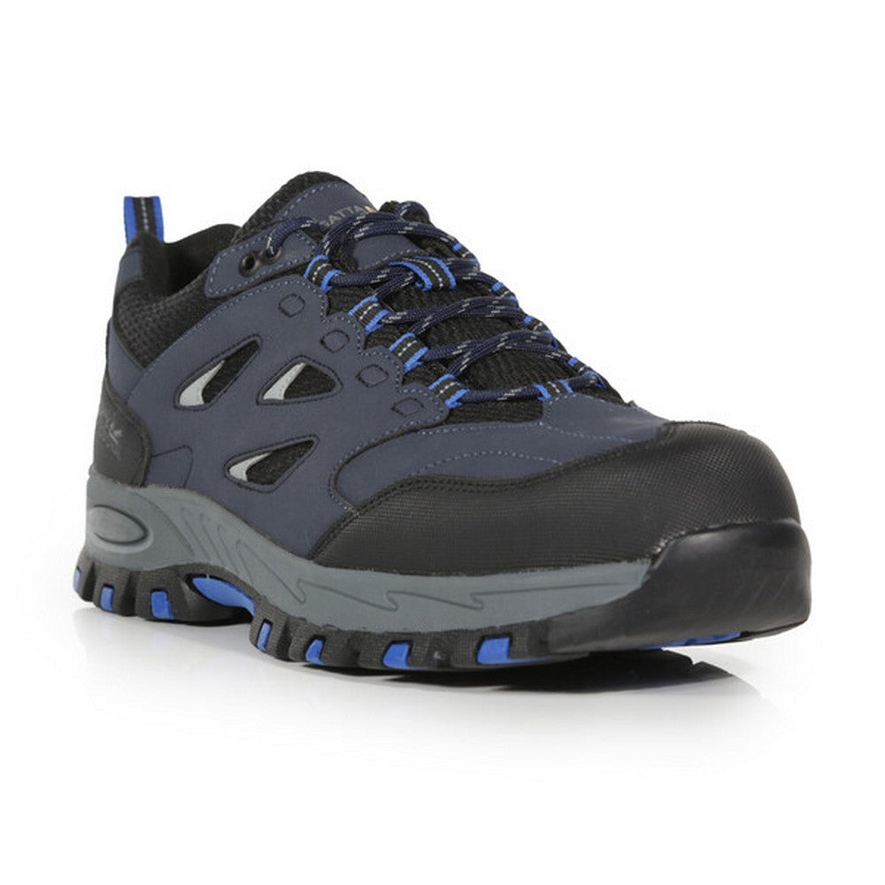 Navy-Oxford Blue - Front - Regatta Professional Mens Nubuck Safety Trainers