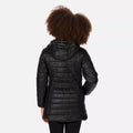 Black - Close up - Regatta Childrens-Kids Babette Insulated Padded Jacket