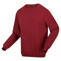 Syrah Red - Side - Regatta Mens Kaelen Jersey Knitted Jumper