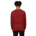 Syrah Red - Close up - Regatta Mens Kaelen Jersey Knitted Jumper