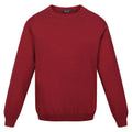 Syrah Red - Front - Regatta Mens Kaelen Jersey Knitted Jumper