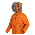 Maple - Side - Regatta Childrens-Kids Faux Fur Trim Parka