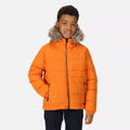 Maple - Pack Shot - Regatta Childrens-Kids Faux Fur Trim Parka