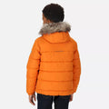 Maple - Close up - Regatta Childrens-Kids Faux Fur Trim Parka