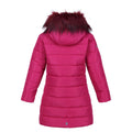 Berry Pink - Back - Regatta Girls Peppa Pig Padded Jacket