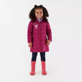 Berry Pink - Close up - Regatta Girls Peppa Pig Padded Jacket