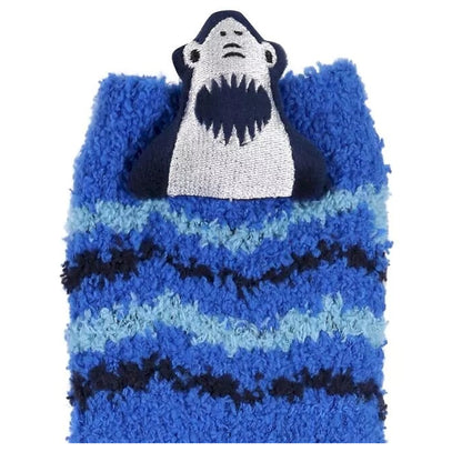 Nautical Blue - Side - Regatta Childrens-Kids Shark Socks