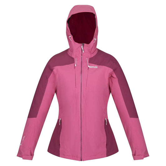 Violet-Amaranth Haze - Front - Regatta Womens-Ladies Highton II Stretch Padded Jacket