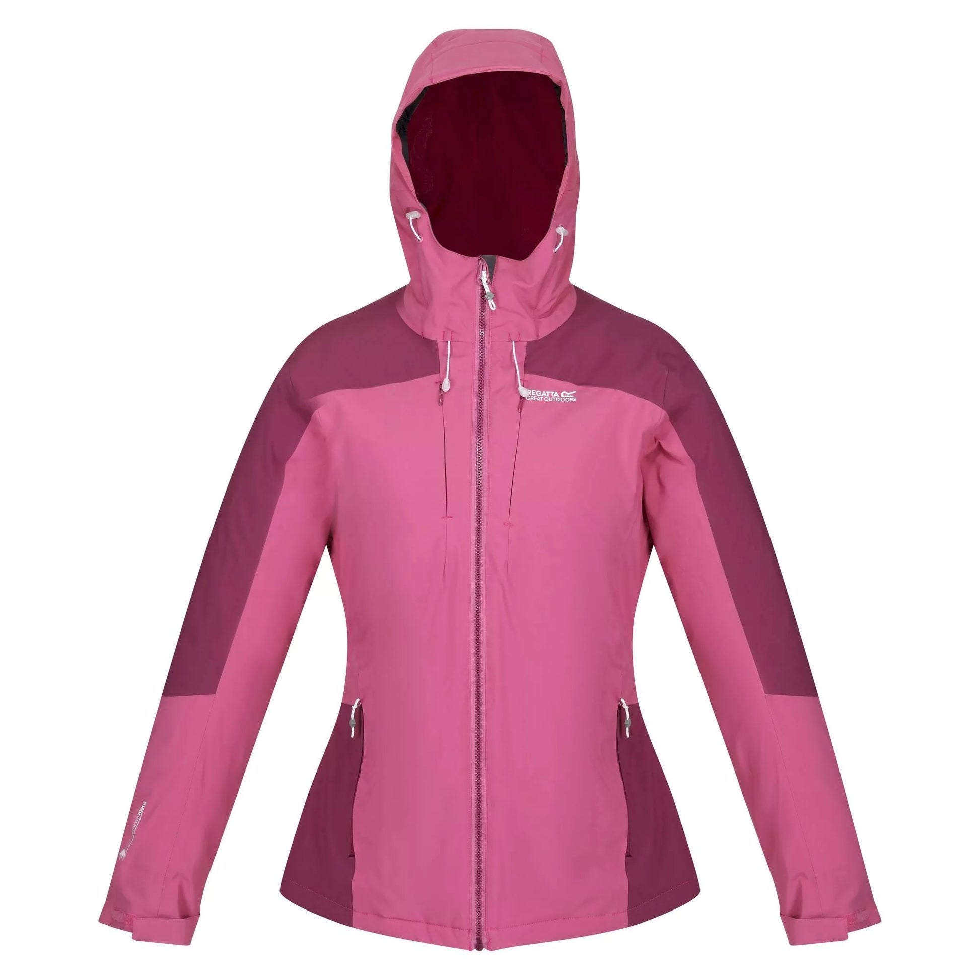 Violet-Amaranth Haze - Front - Regatta Womens-Ladies Highton II Stretch Padded Jacket