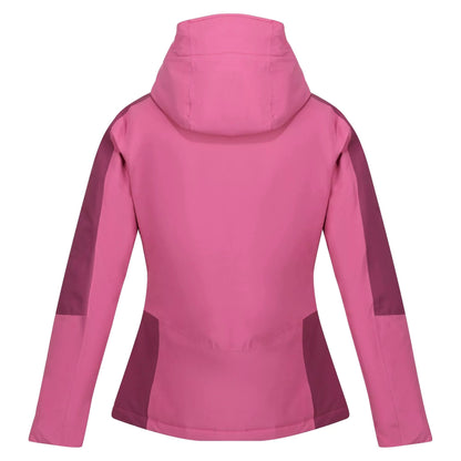Violet-Amaranth Haze - Back - Regatta Womens-Ladies Highton II Stretch Padded Jacket
