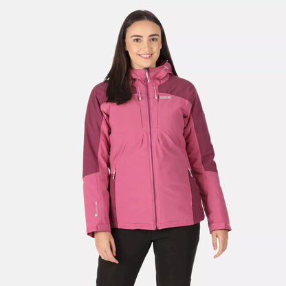 Violet-Amaranth Haze - Pack Shot - Regatta Womens-Ladies Highton II Stretch Padded Jacket