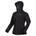 Black - Side - Regatta Womens-Ladies Highton II Stretch Padded Jacket