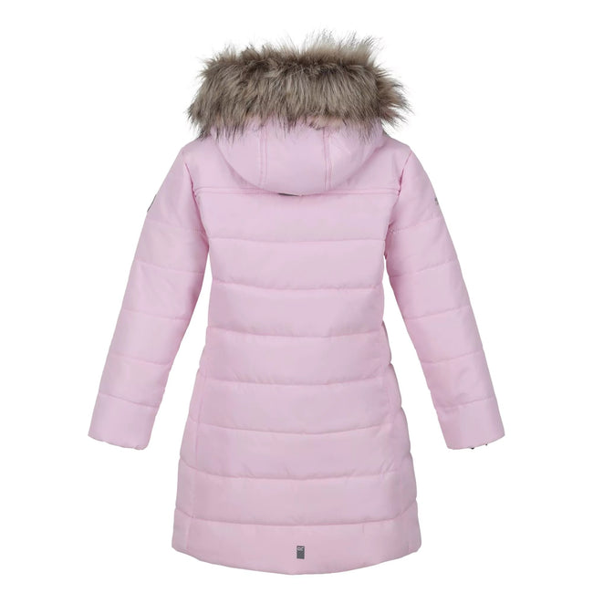 Pink Mist - Back - Regatta Girls Peppa Pig Padded Jacket