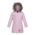 Pink Mist - Front - Regatta Girls Peppa Pig Padded Jacket