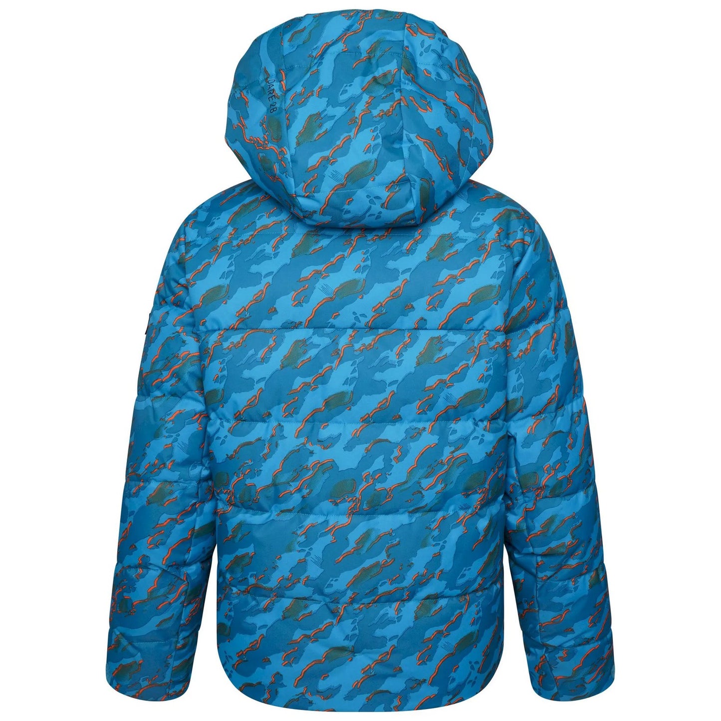 Fjord Blue - Back - Dare 2B Boys All About Camo Ski Jacket