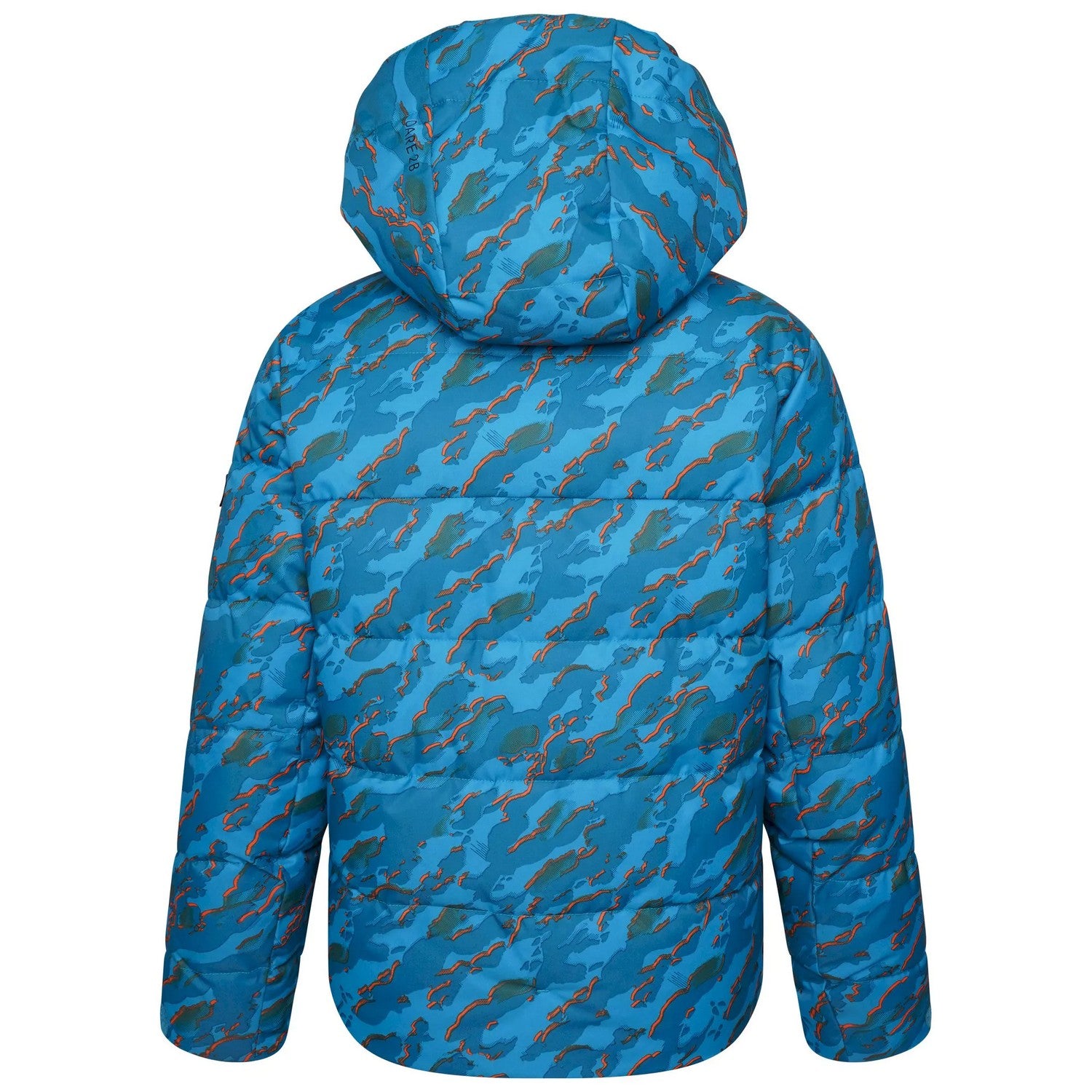 Fjord Blue - Back - Dare 2B Boys All About Camo Ski Jacket