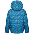 Fjord Blue - Back - Dare 2B Boys All About Camo Ski Jacket