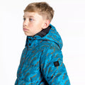 Fjord Blue - Lifestyle - Dare 2B Boys All About Camo Ski Jacket