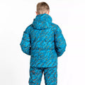 Fjord Blue - Pack Shot - Dare 2B Boys All About Camo Ski Jacket
