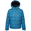 Fjord Blue - Front - Dare 2B Boys All About Camo Ski Jacket