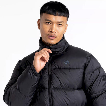 Black - Side - Dare 2B Mens Jermaine Jenas Mentor Padded Jacket
