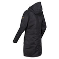 Black - Side - Regatta Womens-Ladies Roanstar III Waterproof Parka