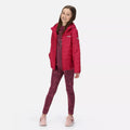 Berry Pink - Lifestyle - Regatta Childrens-Kids Hillpack Hooded Jacket