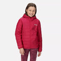 Berry Pink - Close up - Regatta Childrens-Kids Hillpack Hooded Jacket