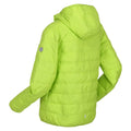 Bright Kiwi - Side - Regatta Childrens-Kids Hillpack Hooded Jacket