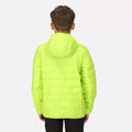 Bright Kiwi - Close up - Regatta Childrens-Kids Hillpack Hooded Jacket