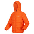 Blaze Orange - Side - Regatta Childrens-Kids Hillpack Hooded Jacket