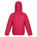 Berry Pink - Front - Regatta Childrens-Kids Hillpack Hooded Jacket