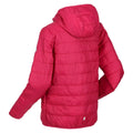 Berry Pink - Back - Regatta Childrens-Kids Hillpack Hooded Jacket