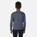 Dark Denim - Close up - Regatta Childrens-Kids Wenbie III Landscape Long-Sleeved T-Shirt
