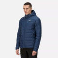 Admiral Blue - Pack Shot - Regatta Mens Hillpack Hooded Lightweight Jacket