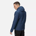 Admiral Blue - Close up - Regatta Mens Hillpack Hooded Lightweight Jacket